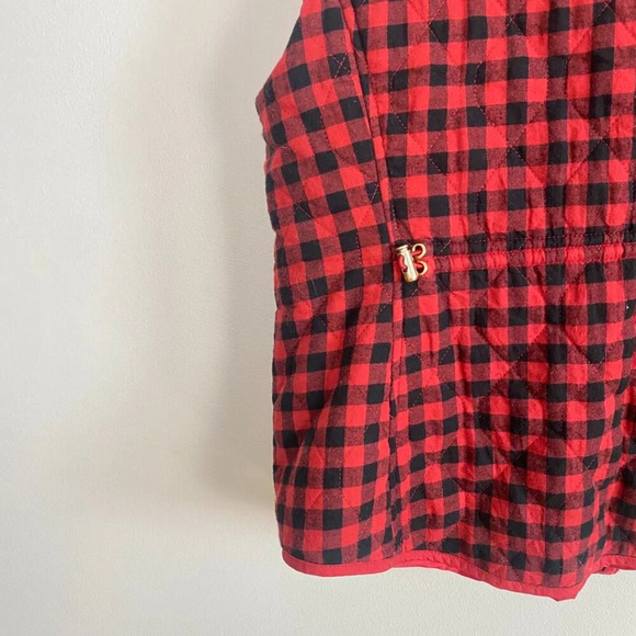 Red and Black Buffalo Plaid Vest - Picture 10 of 11
